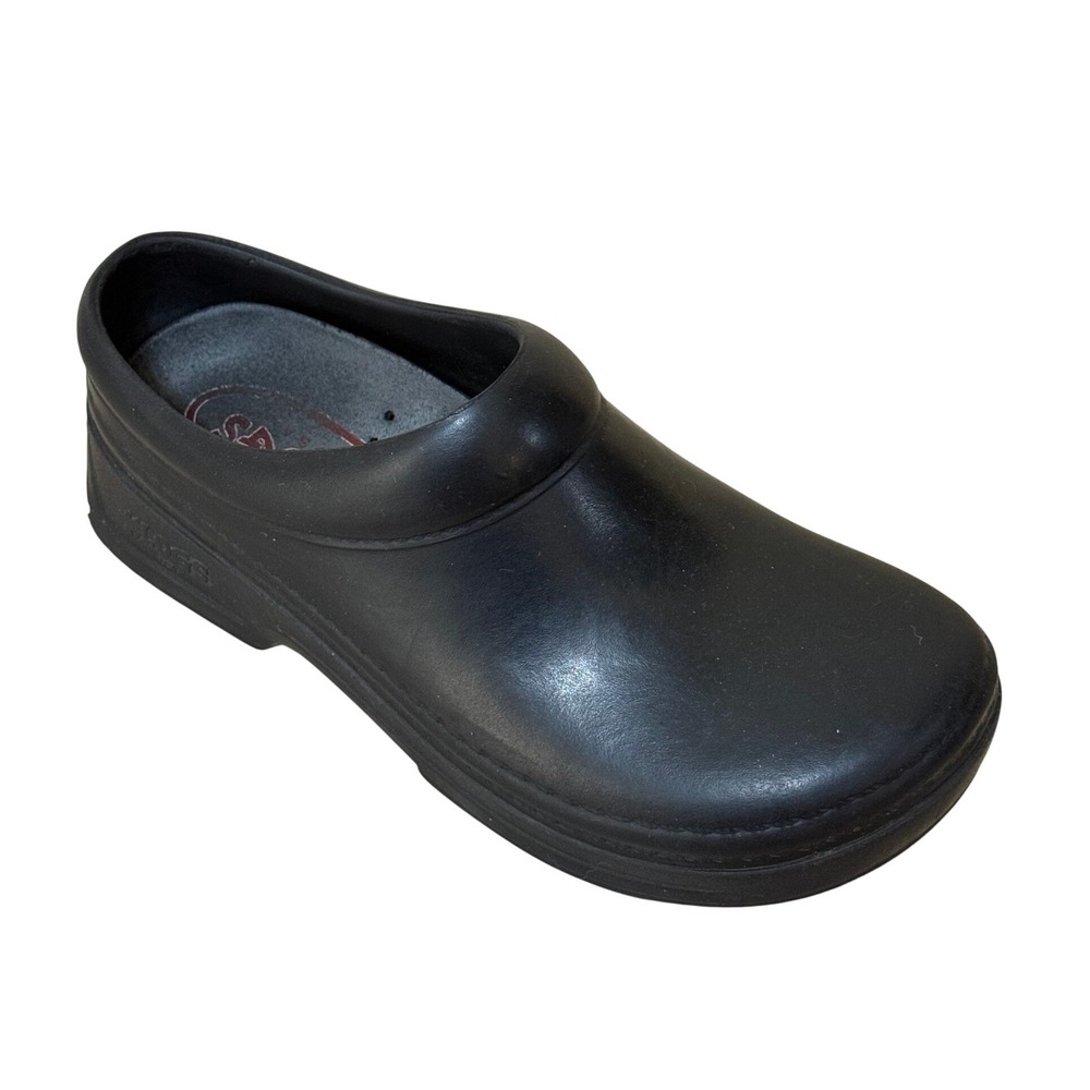 Klogs USA Women Clogs 7 Black Polyurethane Slip Resistant Work Nursing Work Wear